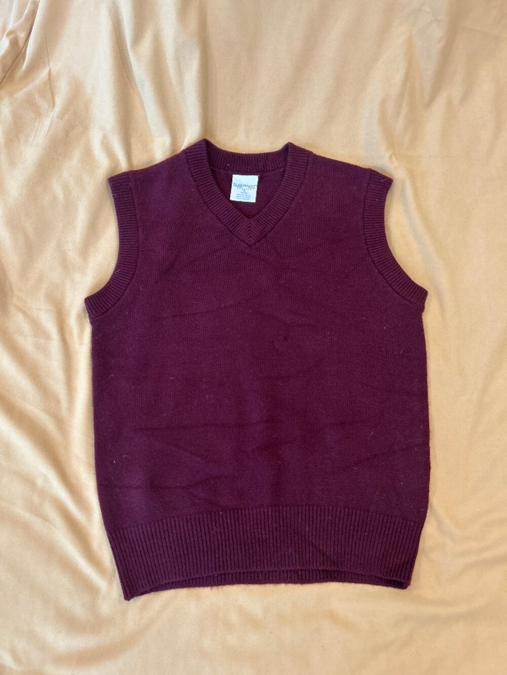 Vintage Burgundy Sweater Vest